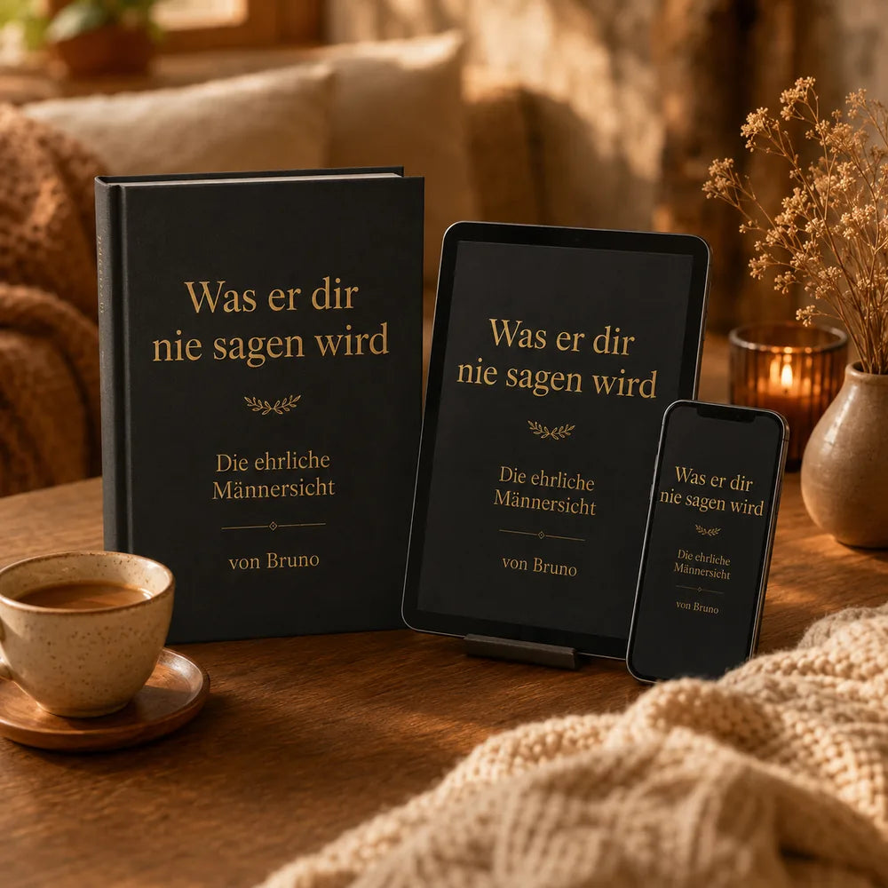 Was er dir nie sagen wird auf Buch, Tablet und Handy